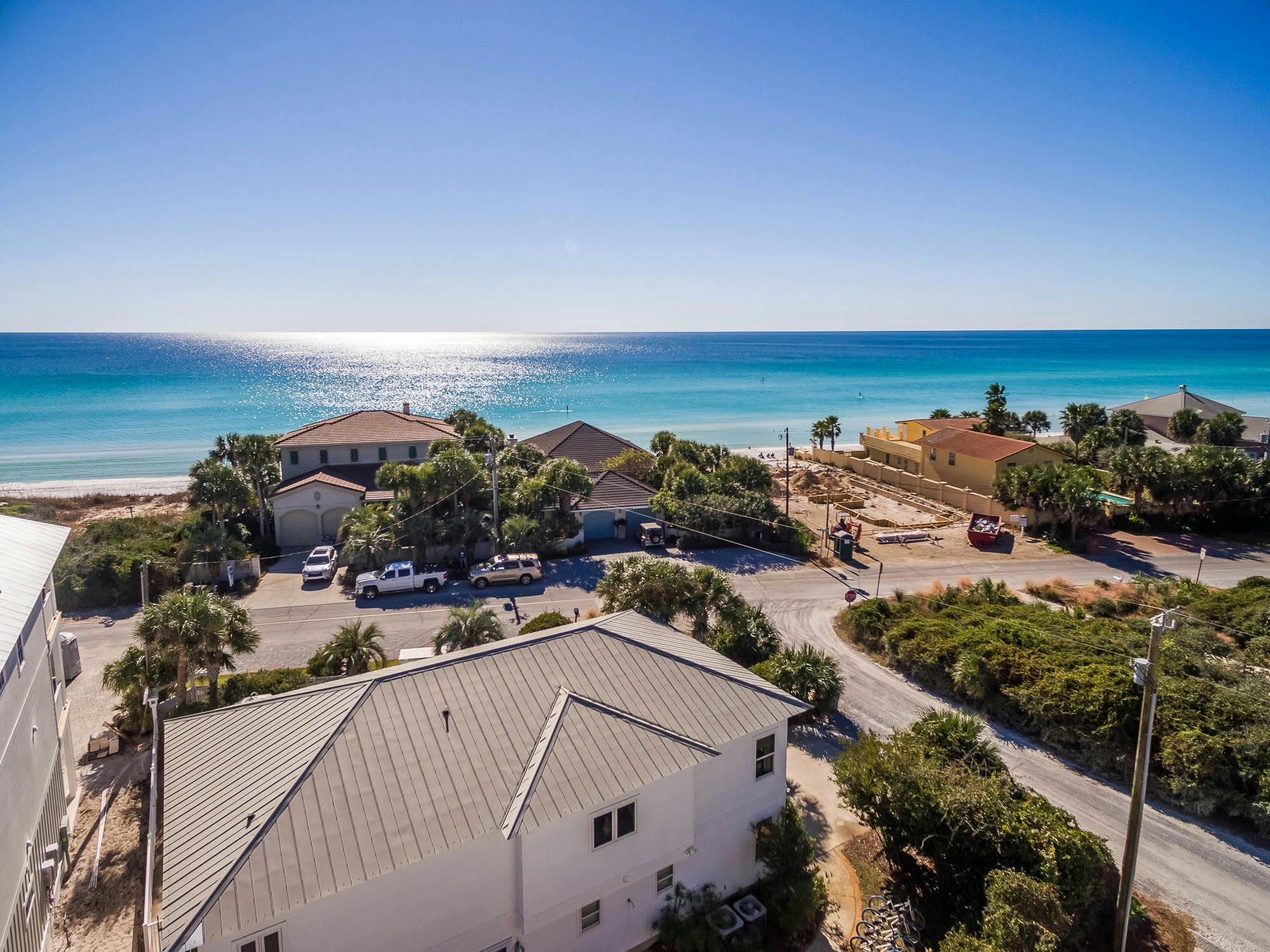 View of Blue Blue Mountain Beach  